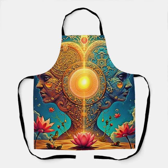 Tablier Art spirituel éveil (Recto)