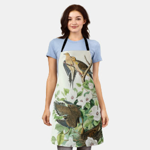 Tablier Art vintage d'Audubon sur la tourterelle triste, o