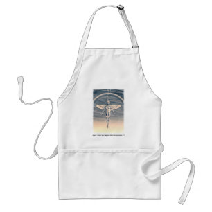 Tablier Art vintage de l'ange gardien arc-en-ciel