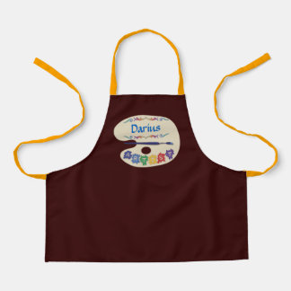 Tablier Artistes Palette Enfants Peinture Smock Apron