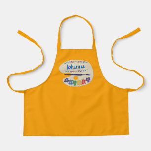 Tablier Artistes Palette Enfants Peinture Smock Apron