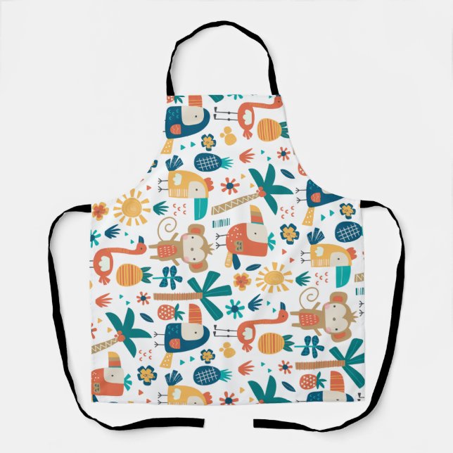 Tablier Arts Jardins tropicaux (Recto)