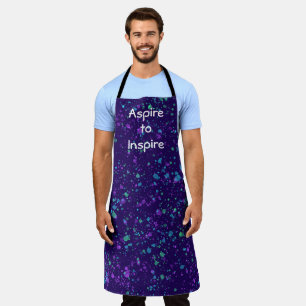 Tablier Aspire à Inspirer - Peinture Splatter Apron