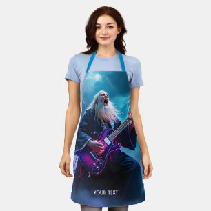 Tablier Assistant Imaginaire Cute Lecture de la guitare