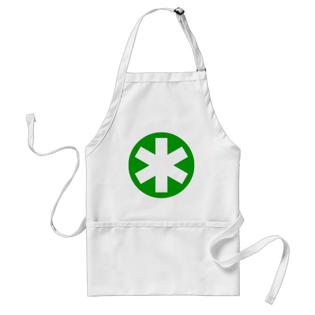 Tablier Asterisk - Vert (Devant)