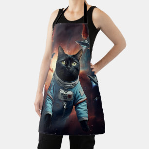 Tablier Astronaut de chat galactique