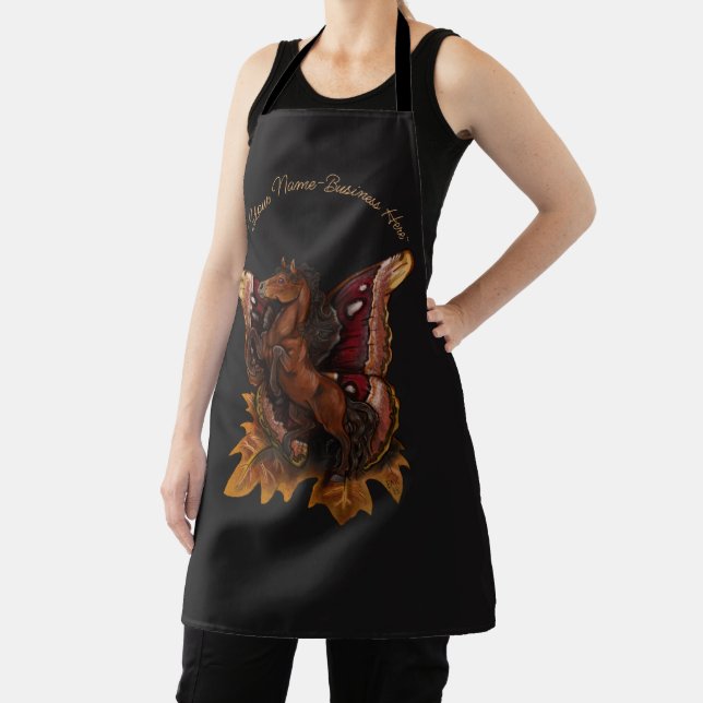 Tablier Atlas Moth Fairy Horse Apron (Insitu)