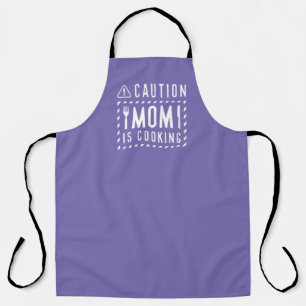 Tablier Attention Maman est Cuisine