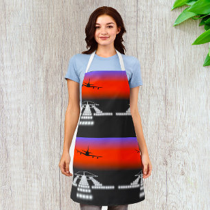 Tablier Atterrissage nocturne de l'avion