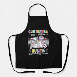 Tablier Auntiecorn Aunts Fête des Mères Unicorn Fan Auntie
