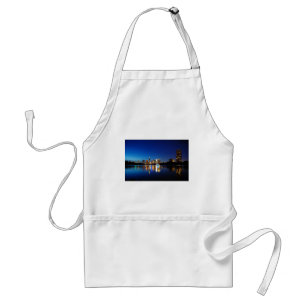 Tablier Austin Texas Downtown Night Skyline Ladybird Lake