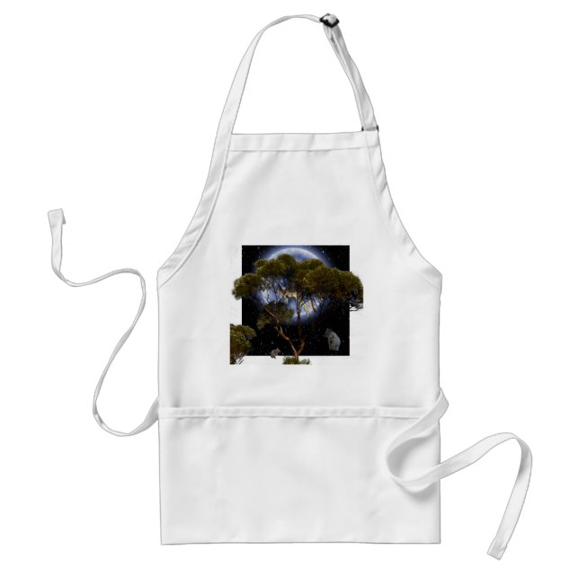 Tablier Australian Wildlife Quokka Design, (Devant)