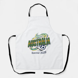 Tablier Australie Football 2026 Football Gras Pays Typogra