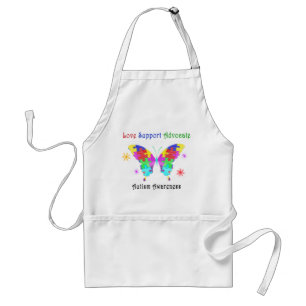 Tablier Autism Butterfly