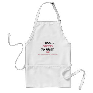 Tablier Autocollant Trop Mignon Pour Paniquer Coquette M