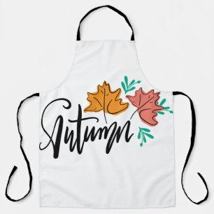 Tablier Automne avec Feuille