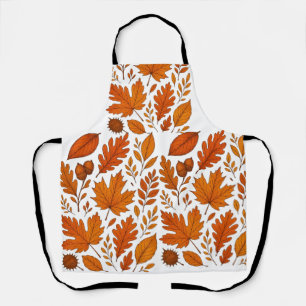 Tablier Automne Botanique - Feuilles automnales Vintages