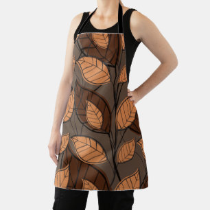 Tablier Automne Feuilles Brown