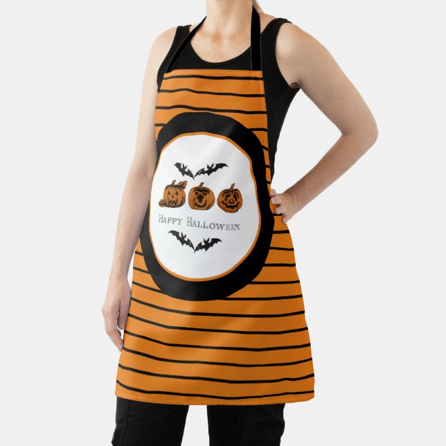 Tablier Automne/Halloween/citrouille Apron (Insitu)