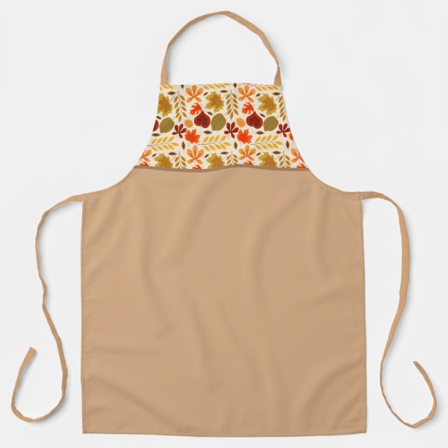 Tablier Autumn Leaves Apron (Recto)
