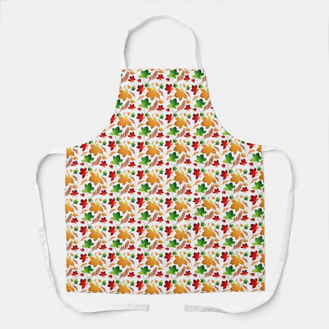 Tablier Autumn Leaves Apron (Recto)