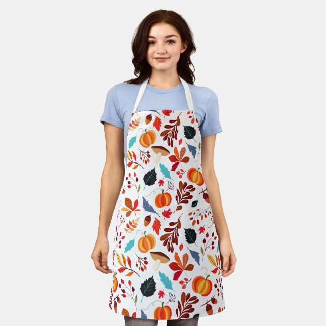 Tablier Autumn Leaves Apron (Porté)