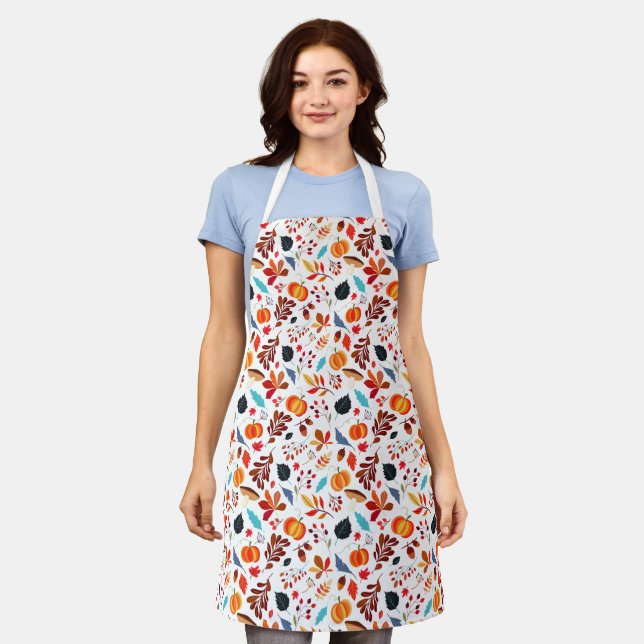 Tablier Autumn Leaves Apron (Porté)