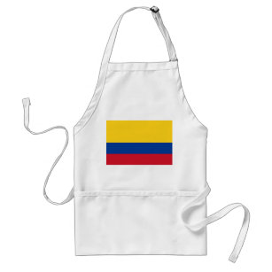 Tablier avec drapeau de la Colombie