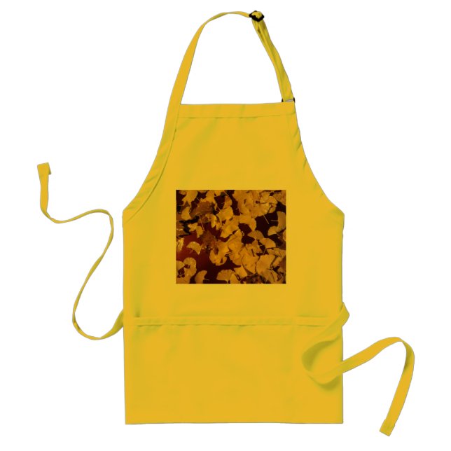 Tablier avec feuille jaune (Devant)