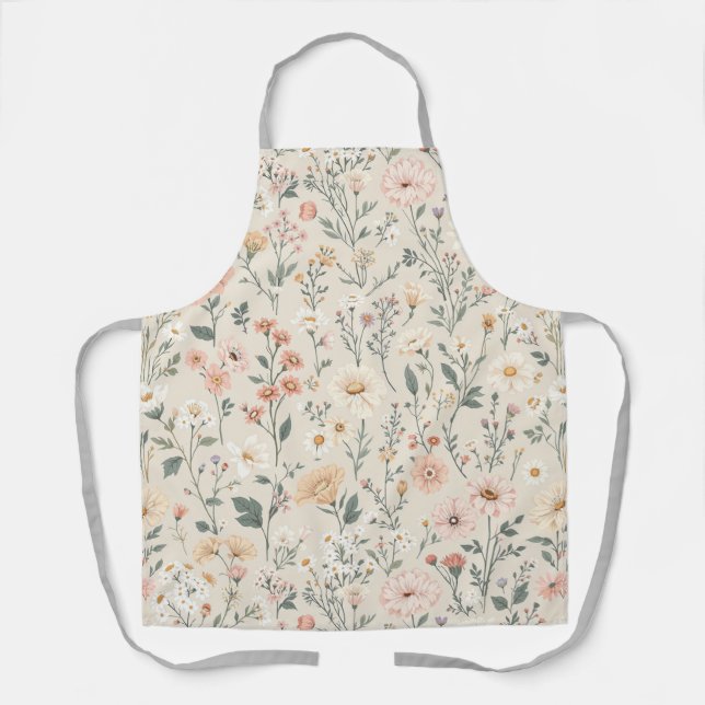 Tablier avec Fleur sauvage (Recto)