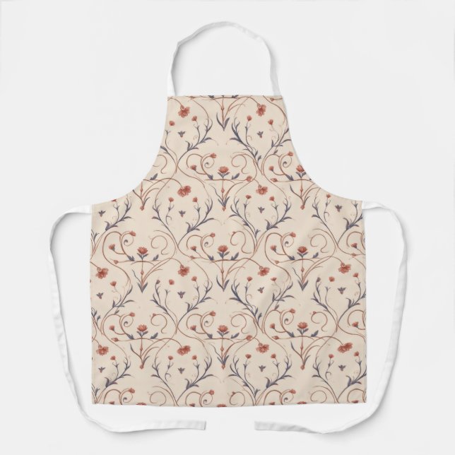 Tablier avec impression intégrale de vigne Amour,  (Recto)