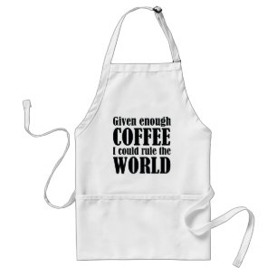 Tablier Avec Suffisamment De Café Je Pourrais Diriger Le M