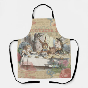 Tablier Aventures d'Alice au pays des merveilles Art de la