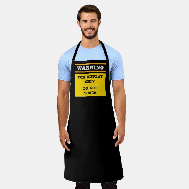 Tablier Avertissement pour affichage uniquement Ne touche  (Porté)