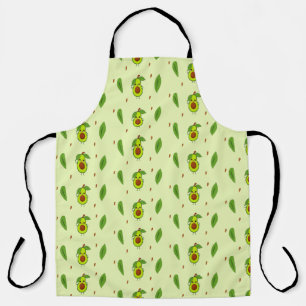 Tablier Avocat Cute kawaii vert