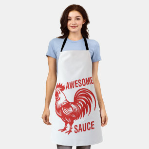 Tablier Awesome Rooster de sauce drôle