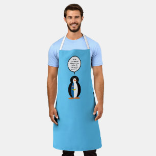 Tablier Azoréen Parler Mme Penguin Personnalisée