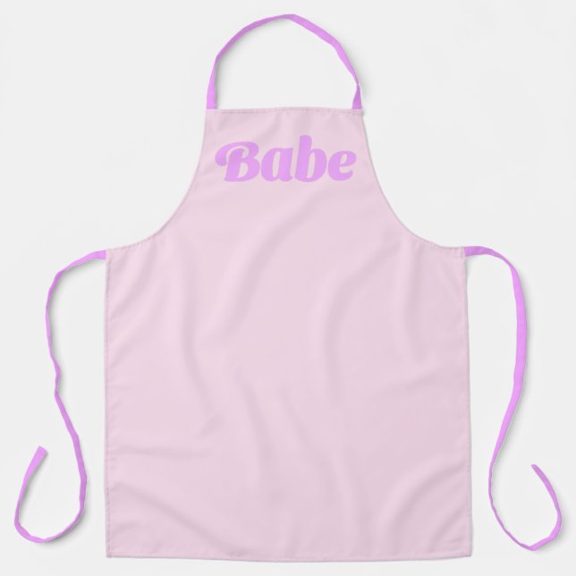 Tablier BABE Statement Apron – Cook Cute, Serve Confidence (Recto)