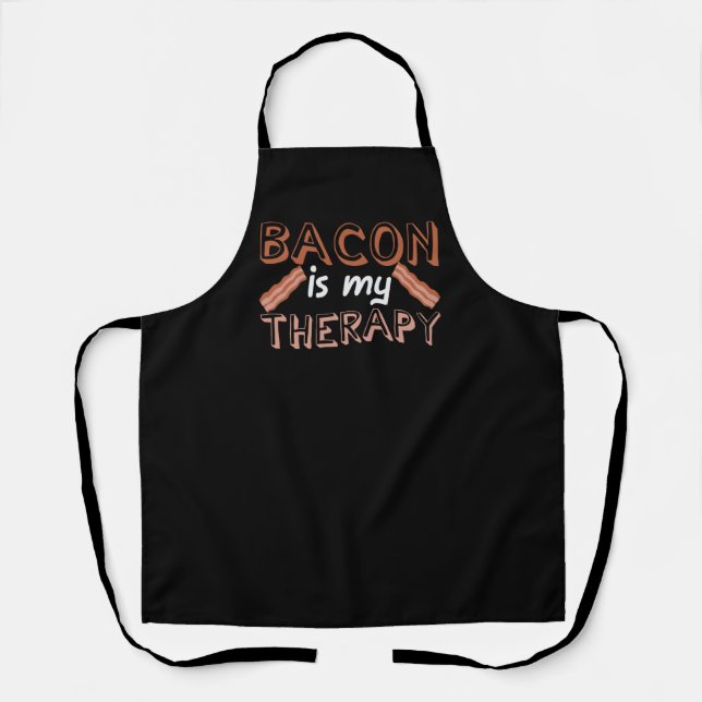 Tablier Bacon dit plaisanterie Thérapie Viande Ventre de p (Recto)