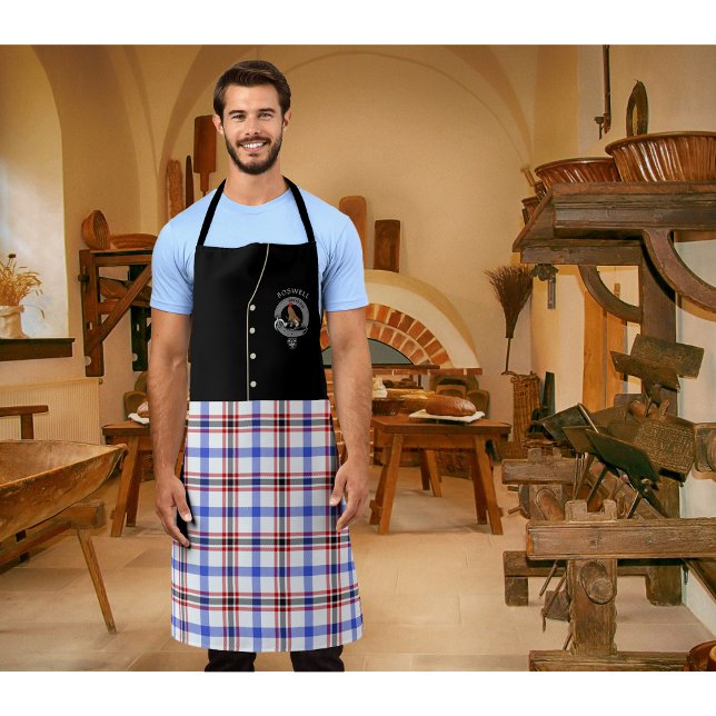 Tablier Badge Boswell Clan & Tartan Kilt (Créateur téléchargé)