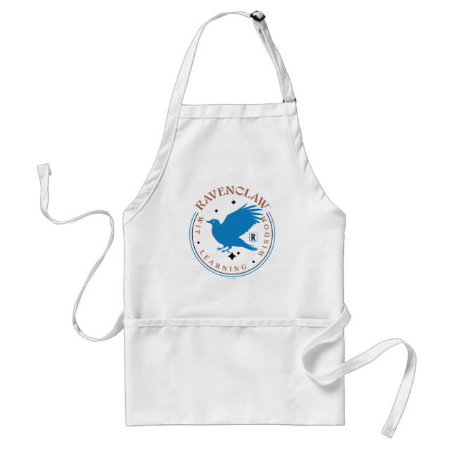 Tablier Badge de fierté de la maison Eagle Blue RAVENCLAW™ (Devant)