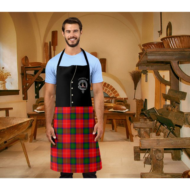 Tablier Badge du clan Chisholm & Tartan Kilt (Créateur téléchargé)