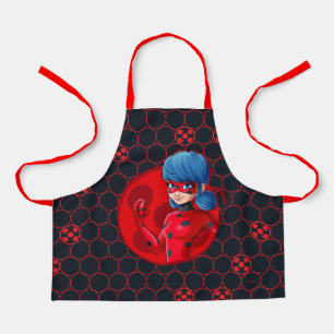 Tablier Badge rouge Ladybug