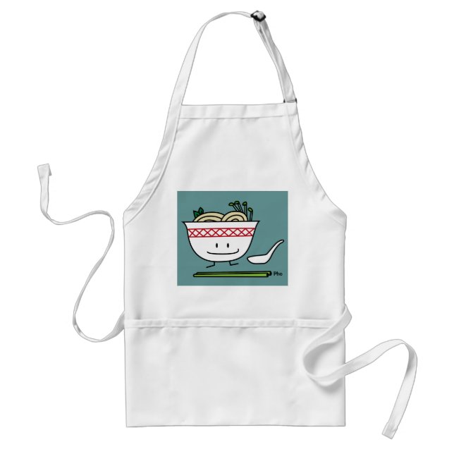 Tablier Baguettes de cuillère de soupe du Vietnam de bol (Devant)