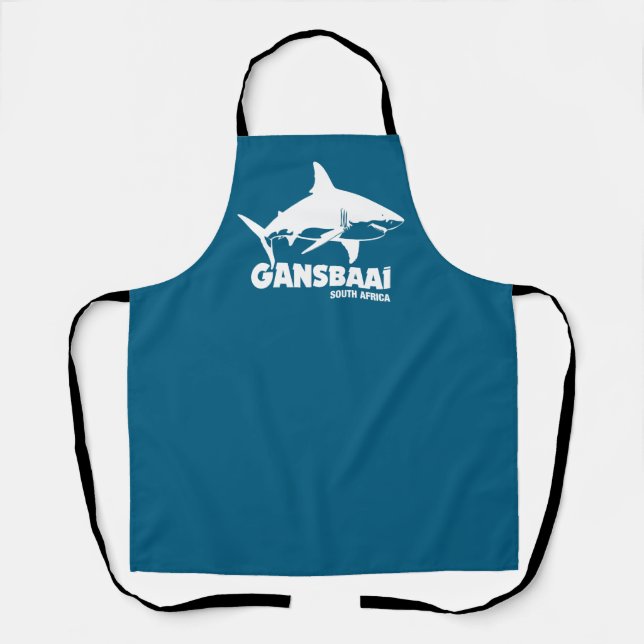 Tablier Baignade avec de grands requins blancs - Gansbaai  (Recto)