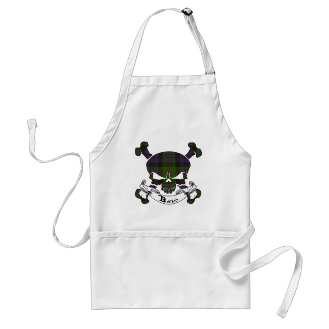 Tablier Baird Tartan Skull Apron (Devant)