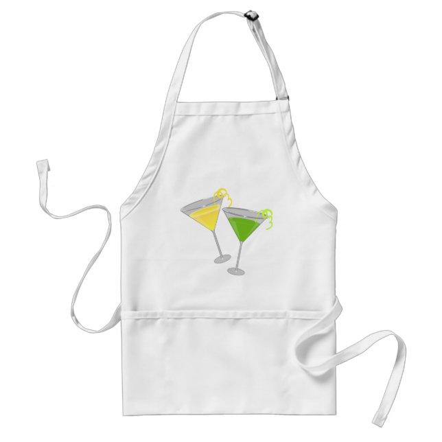 Tablier Baisse de citron et Apple vert Martini (Devant)