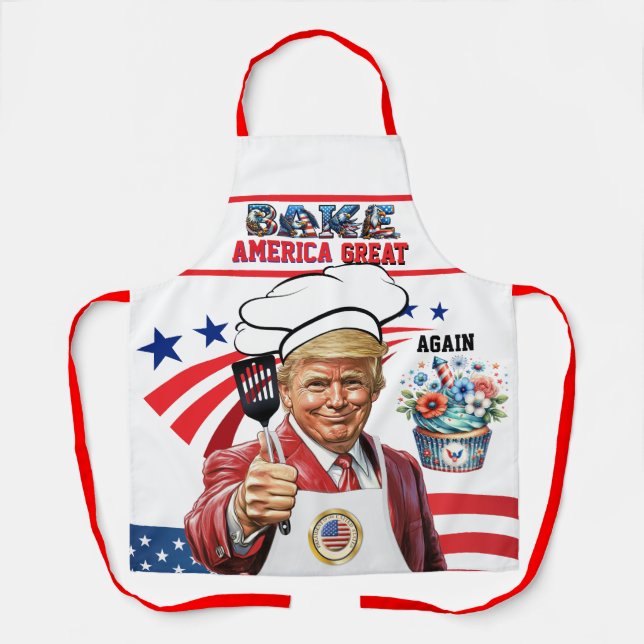 Tablier BAKE America Great again (Recto)