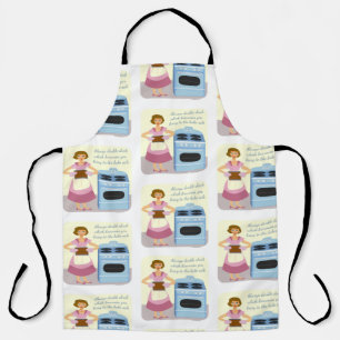 Tablier Bake Sale Brownie Blues Kitschy Femme Caricature