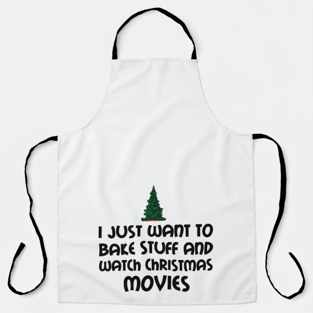 TABLIER BAKE STUFF WATCH CHRISTMAS MOVIES (Recto)